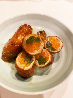 豚ロースで野菜巻き(にんじんとピーマン)-レシピのメイン写真