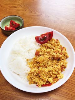 トマトでキーマカレー!-レシピのメイン写真