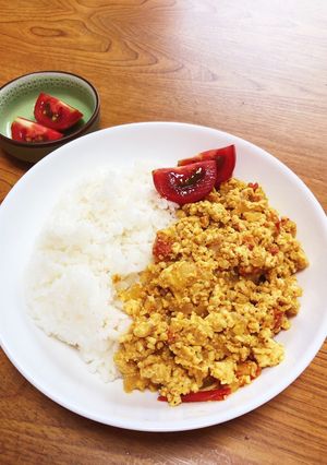 トマトでキーマカレー!-レシピのメイン写真