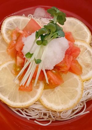 夏にさっぱり☆レモントマトそうめん-レシピのメイン写真
