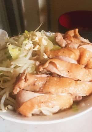 ボリュームの塊！鶏モモ家二郎-レシピのメイン写真