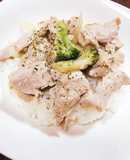 マグロの中落ちで洋風塩レモン丼☆