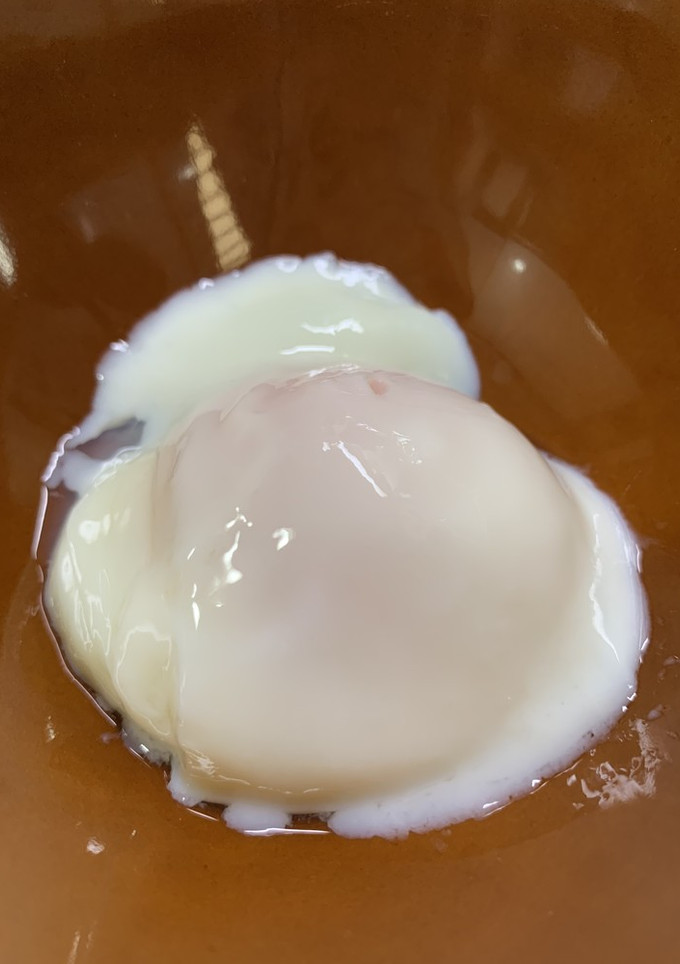 タイマー温度計いらず！ほっとくだけ温泉卵-レシピのメイン写真