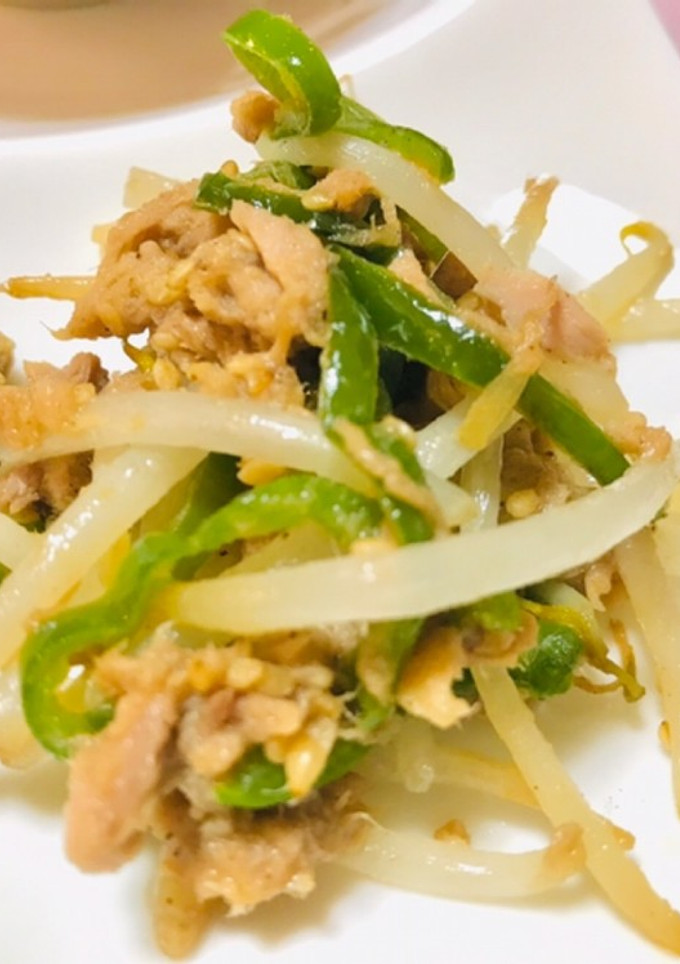 ツナとピーマンともやしの無限野菜-レシピのメイン写真