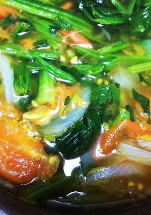 具材たっぷりトマトスープ-レシピのメイン写真