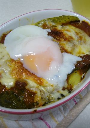 ごろっと♪ゴーヤのカレーグラタン-レシピのメイン写真