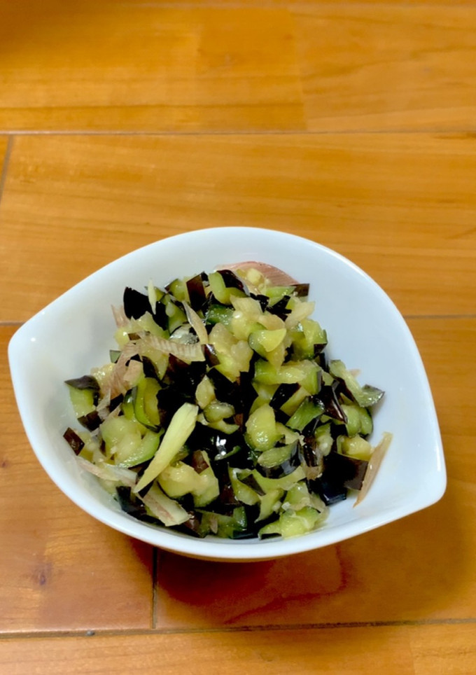なすとみょうがのあえ物-レシピのメイン写真