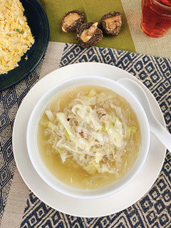椎茸粉で春雨の中華風スープ-レシピのメイン写真