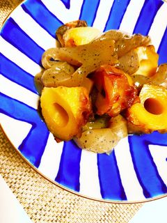 ほったらかすだけ!竹輪とこんにゃくの煮物-レシピのメイン写真