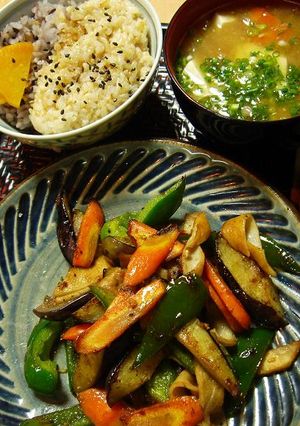 マクロビ☆板麩と野菜の簡単オリーブ炒め-レシピのメイン写真