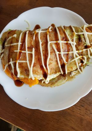 節約！！満腹キャベツ焼き♪-レシピのメイン写真