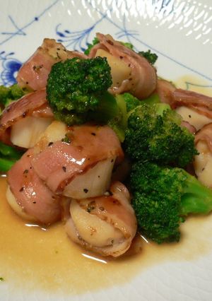 ホタテベーコン巻きのオイスターバター風味-レシピのメイン写真