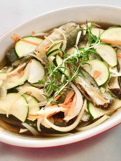 夏野菜と豆アジの南蛮漬け-レシピのメイン写真