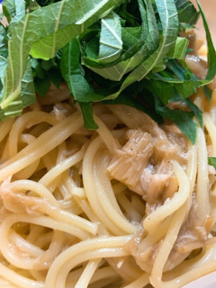 なめたけとツナのパスタ-レシピのメイン写真