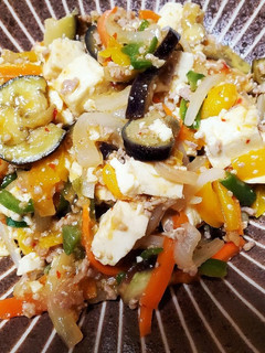 夏野菜たっぷり麻婆豆腐-レシピのメイン写真