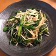 簡単にあと1品♪豚ニラもやし炒め