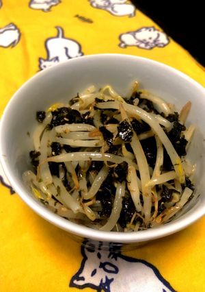 5分もかからないもやしと韓国海苔のナムル-レシピのメイン写真