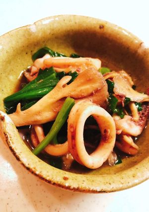 時短☆簡単☆イカと野菜のバター醤油炒め-レシピのメイン写真