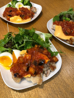 チキンのチーズトマトソースがけ-レシピのメイン写真