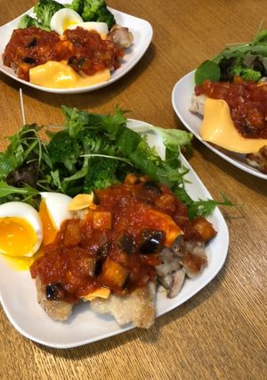 チキンのチーズトマトソースがけ-レシピのメイン写真