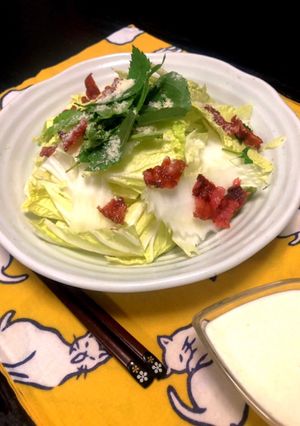 生でも美味しい、白菜のシーザーサラダ-レシピのメイン写真