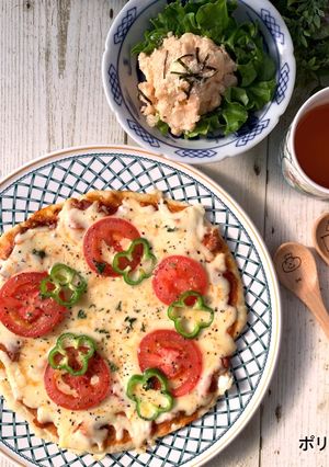 ポリ袋で簡単『ポリCOOKピザ』-レシピのメイン写真