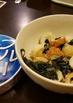 竹輪わかめのわさび漬け和え-レシピのメイン写真