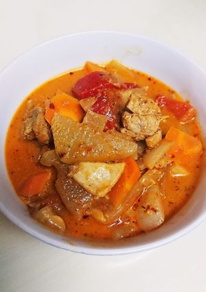 冬瓜のチキンカレー☆家にあるスパイスで。-レシピのメイン写真