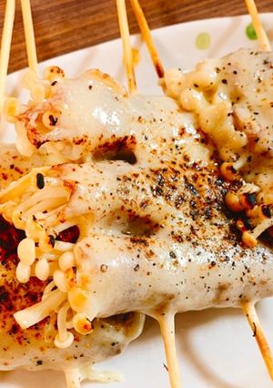 豚ロースえのき巻チーズ焼き〜紀州うめぶた-レシピのメイン写真