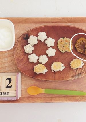【離乳食中.後期】かぼちゃのおやき-レシピのメイン写真