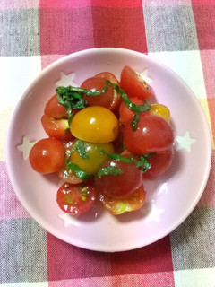 ミニトマトのドレッシング和え-レシピのメイン写真
