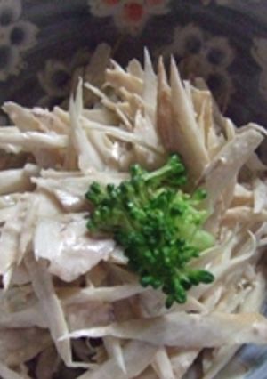 ゴボウのめんたいマヨ-レシピのメイン写真