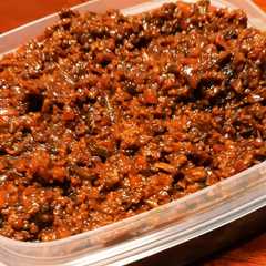 A picture of 野菜たっぷり肉味噌.