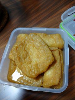 いなりの揚げ又はうどんの揚げ-レシピのメイン写真
