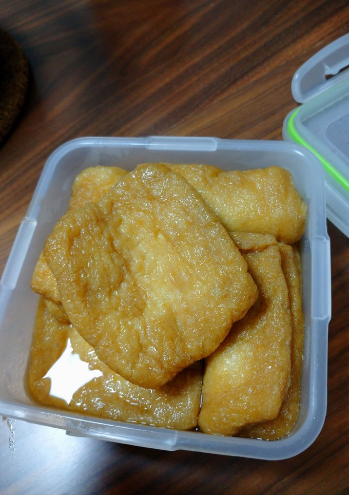 いなりの揚げ又はうどんの揚げ-レシピのメイン写真
