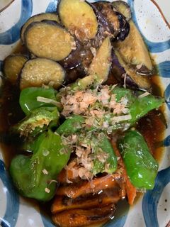 揚げ焼き野菜の煮浸し-レシピのメイン写真