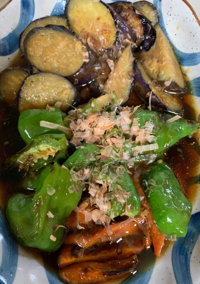 揚げ焼き野菜の煮浸し-レシピのメイン写真
