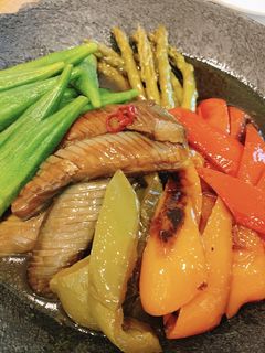 夏野菜の焼き浸し-素麺の具にもぴったり-レシピのメイン写真