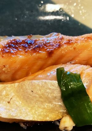 簡単 サーモンハラスのネギレモン焼き-レシピのメイン写真
