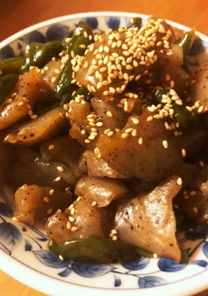 こんにゃくとピーマン簡単煮-レシピのメイン写真