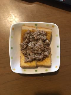 ジュワッと美味しい!厚揚げの肉あんかけ-レシピのメイン写真