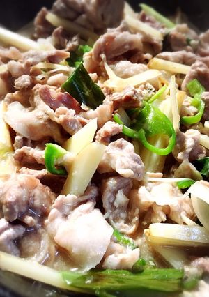 塩麹で豚肉とジャガイモの青椒肉絲風-レシピのメイン写真