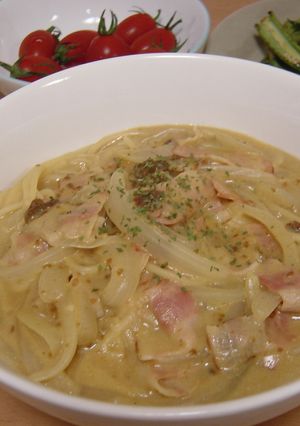 濃厚クリーミィ☆カレースープパスタ-レシピのメイン写真