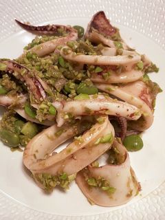 イカとただちゃ豆の塩レモン炒め-レシピのメイン写真