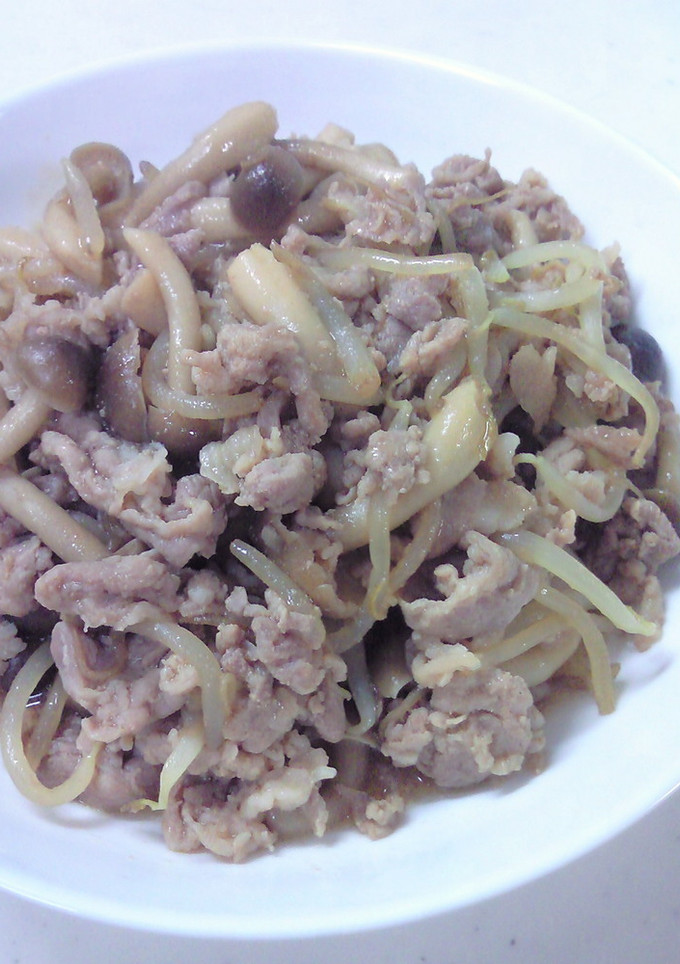 豚肉としめじのオイ醤炒め。-レシピのメイン写真