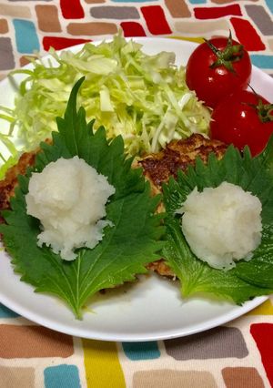 超簡単☆隠し味に味噌和風おろしハンバーグ-レシピのメイン写真