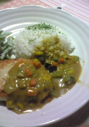 チキンハンバーグ カレーソース-レシピのメイン写真