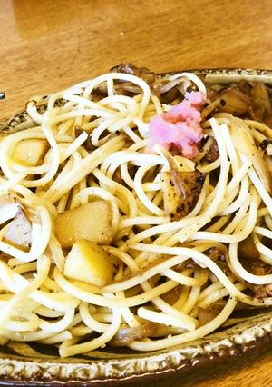 簡単!醤油パスタ-レシピのメイン写真