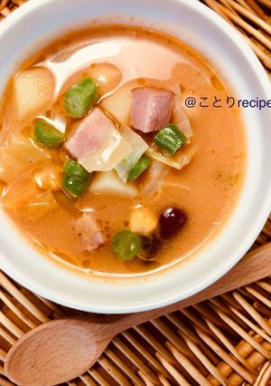 夏野菜 de 簡単ミネストローネ-レシピのメイン写真
