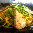 ☆戻り鰹とルッコラのおろし林檎パスタ☆